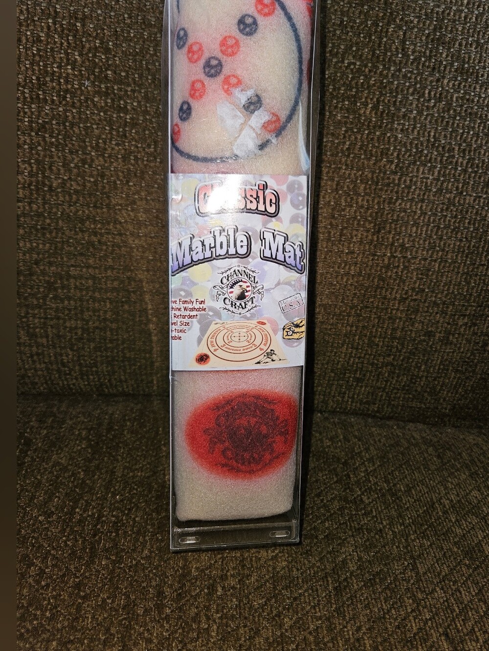 NIB Marble Mat & Marbles Set